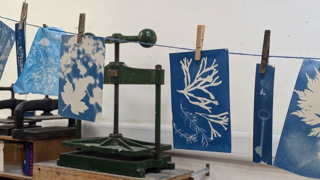 Rydal Hall Retreat - Cyanotype